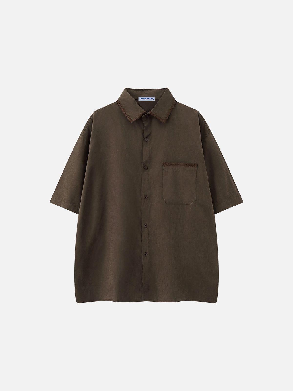 Aelfric Eden Embroidery Essential Shirt Product Image