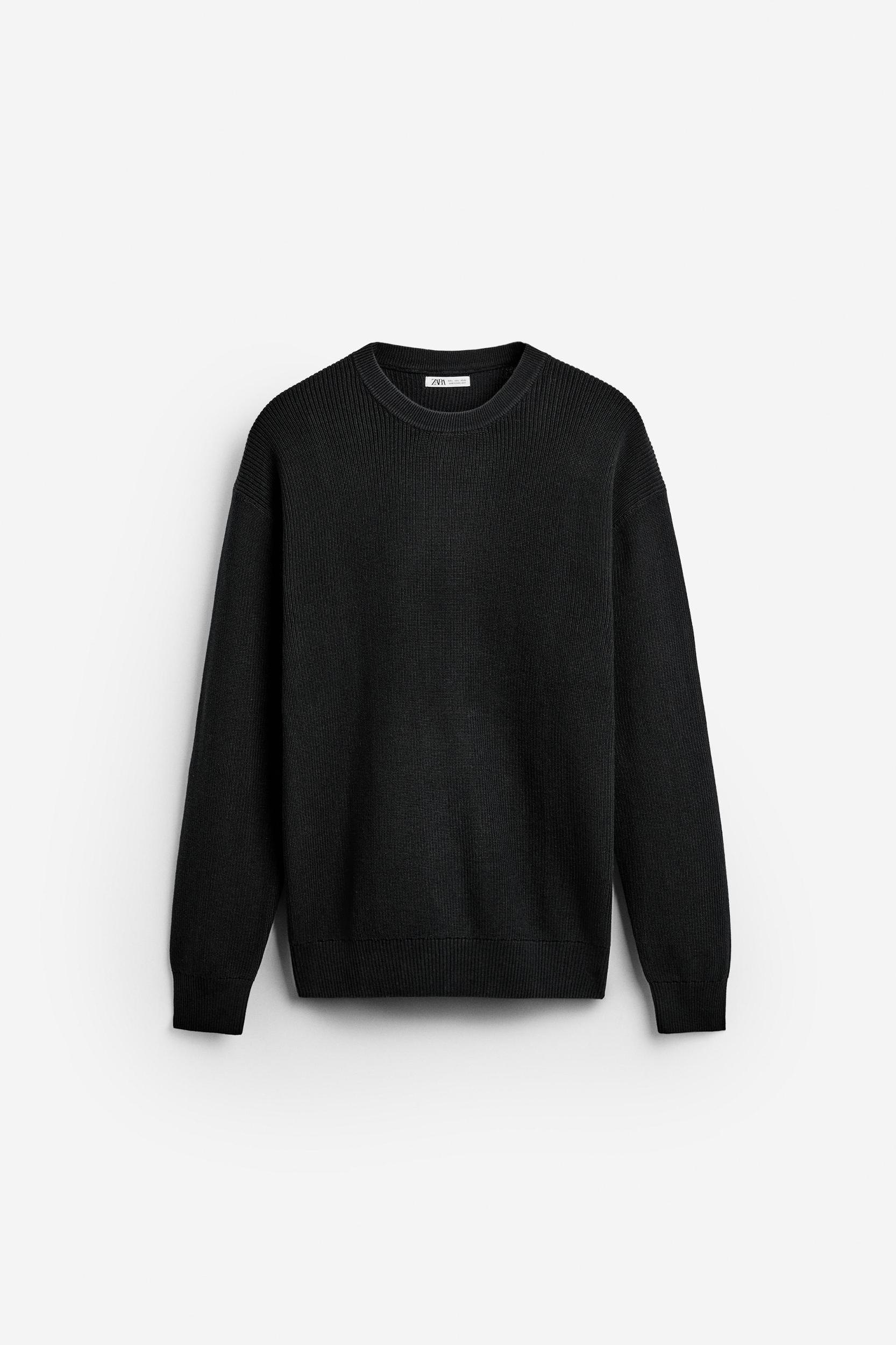 BASIC PURL KNIT SWEATER Product Image