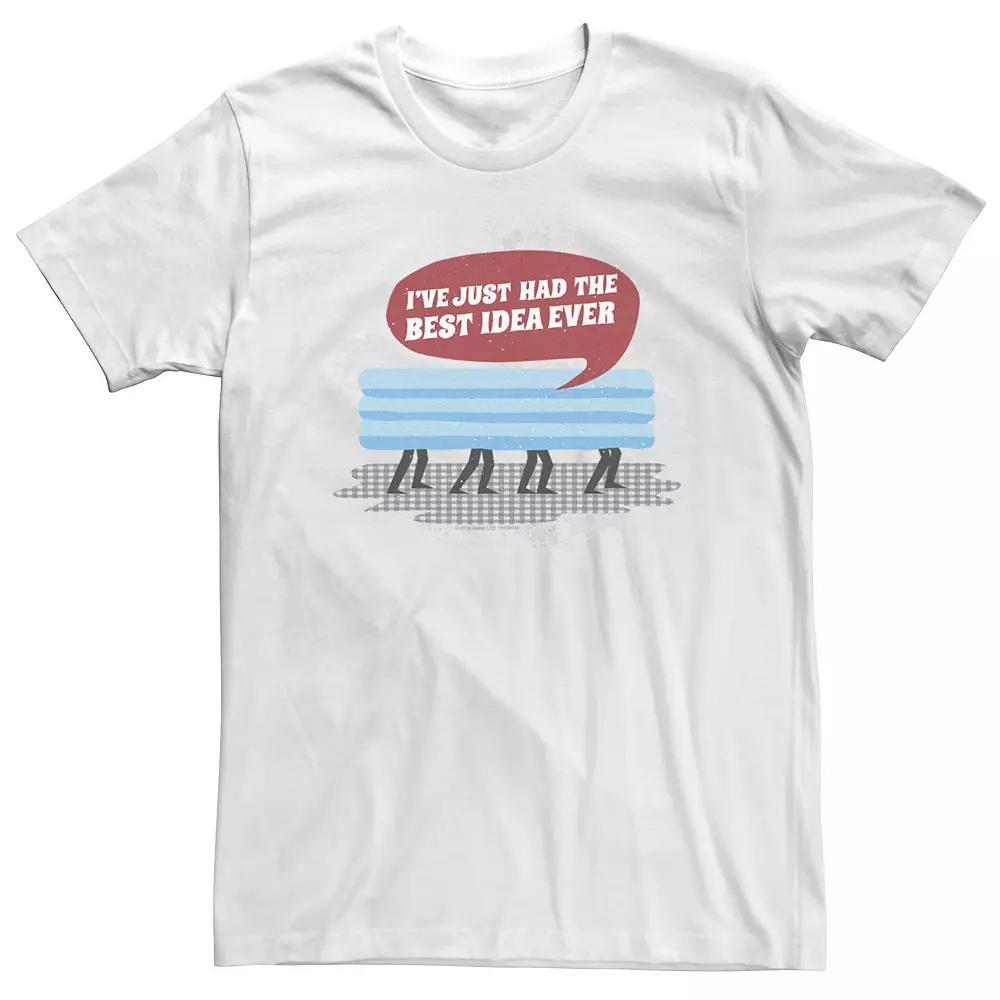 Men's Anna and the Apocalypse I Have The Best Idea Ever Pool Disguise Tee, Size: XL, White Product Image