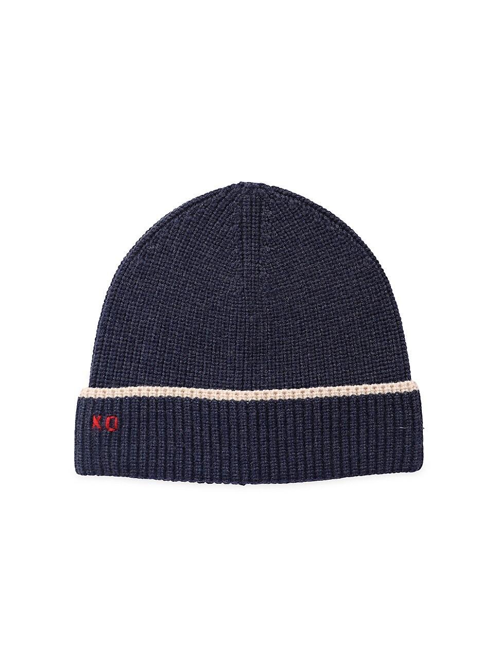 Womens Tipped Rib-Knit Beanie Product Image