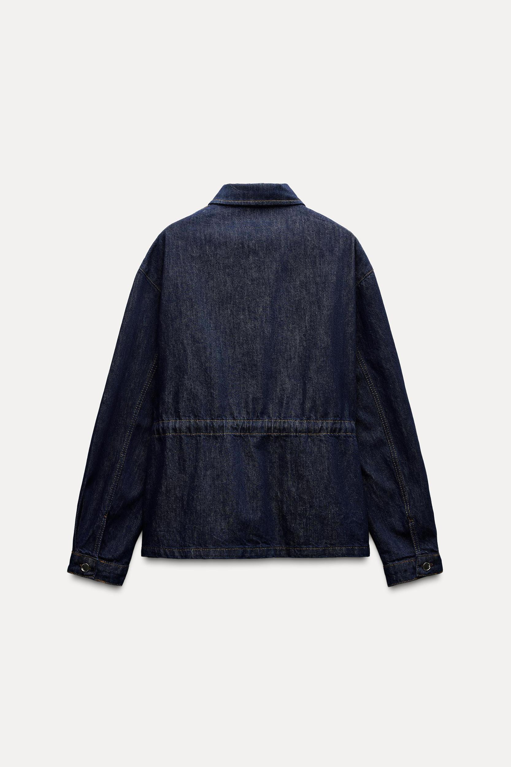 Z1975 ADJUSTABLE WAIST DENIM OVERSHIRT Product Image