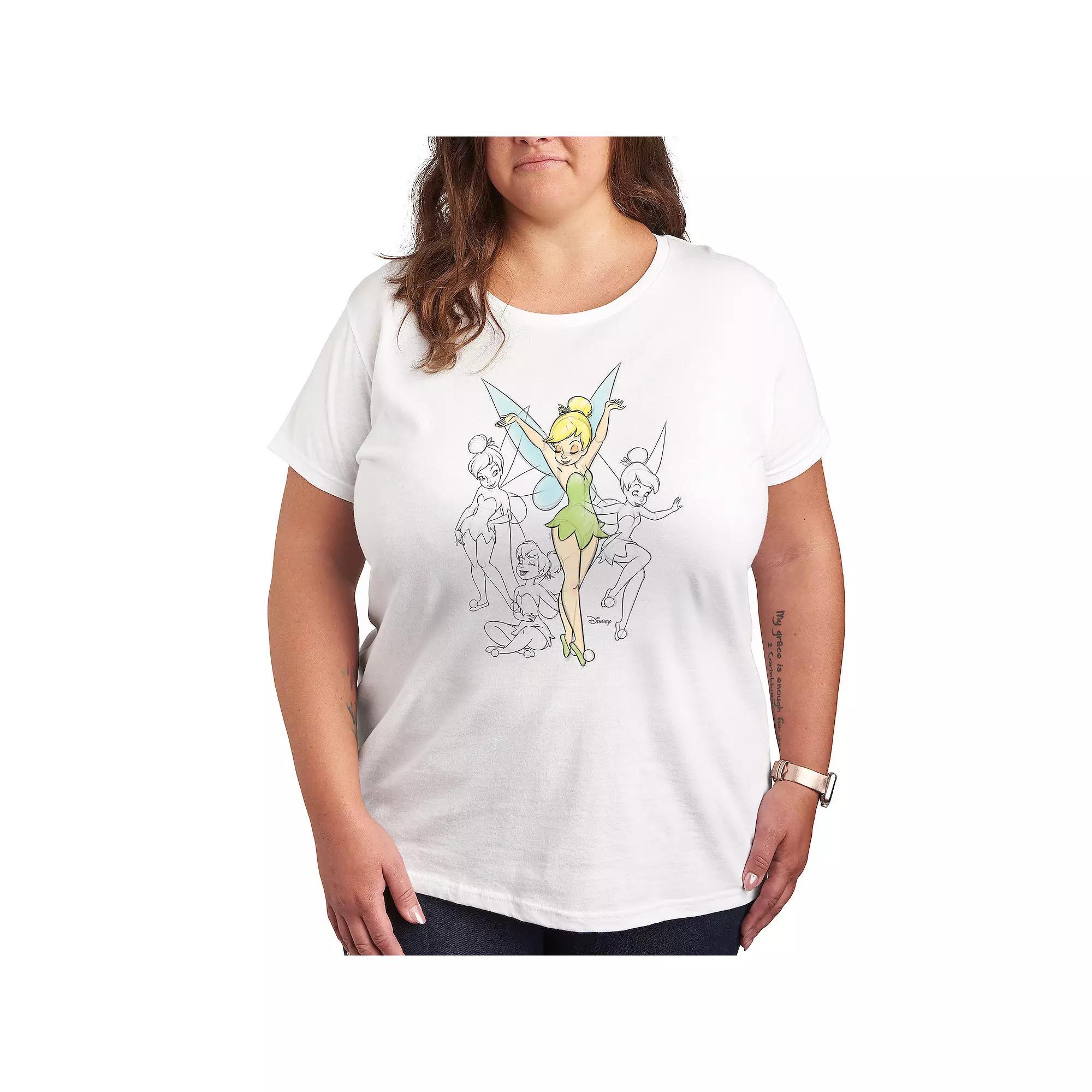 Disneys Wish Plus Fairytale Friends Graphic Tee, Womens Product Image