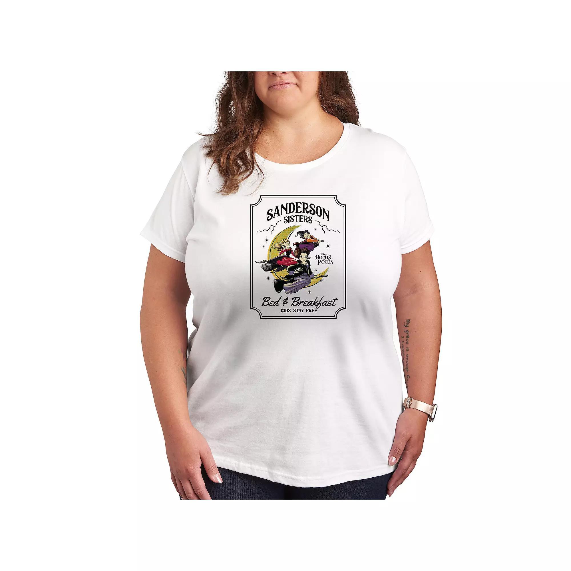 Plus Peanuts Love Struck Snoopy Graphic Tee, Womens Product Image