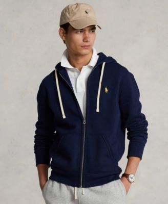 Polo Ralph Lauren Men's Zip Front Fleece Hoodie in Cruise Navy at Nordstrom, Size X-Large Product Image