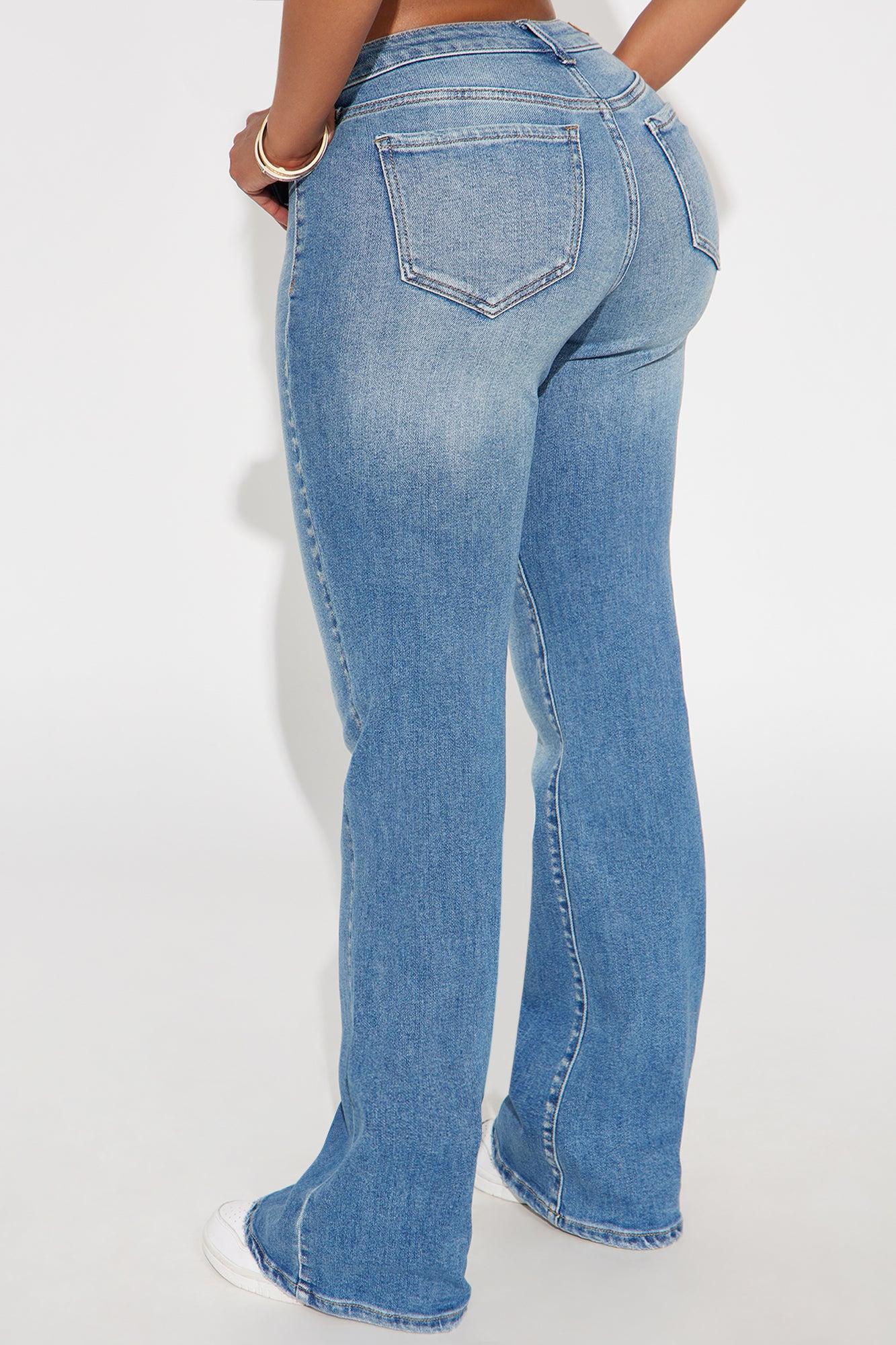 Calimesa Low Rise Flare Jeans - Medium Wash Product Image