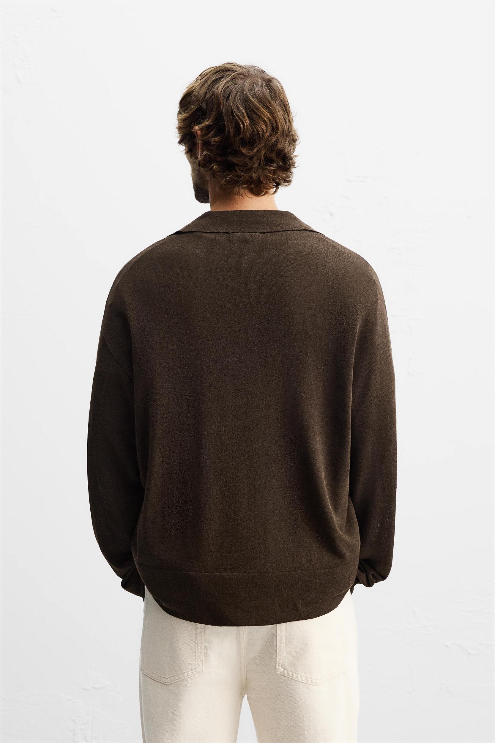 VISCOSE - COTTON KNIT POLO Product Image