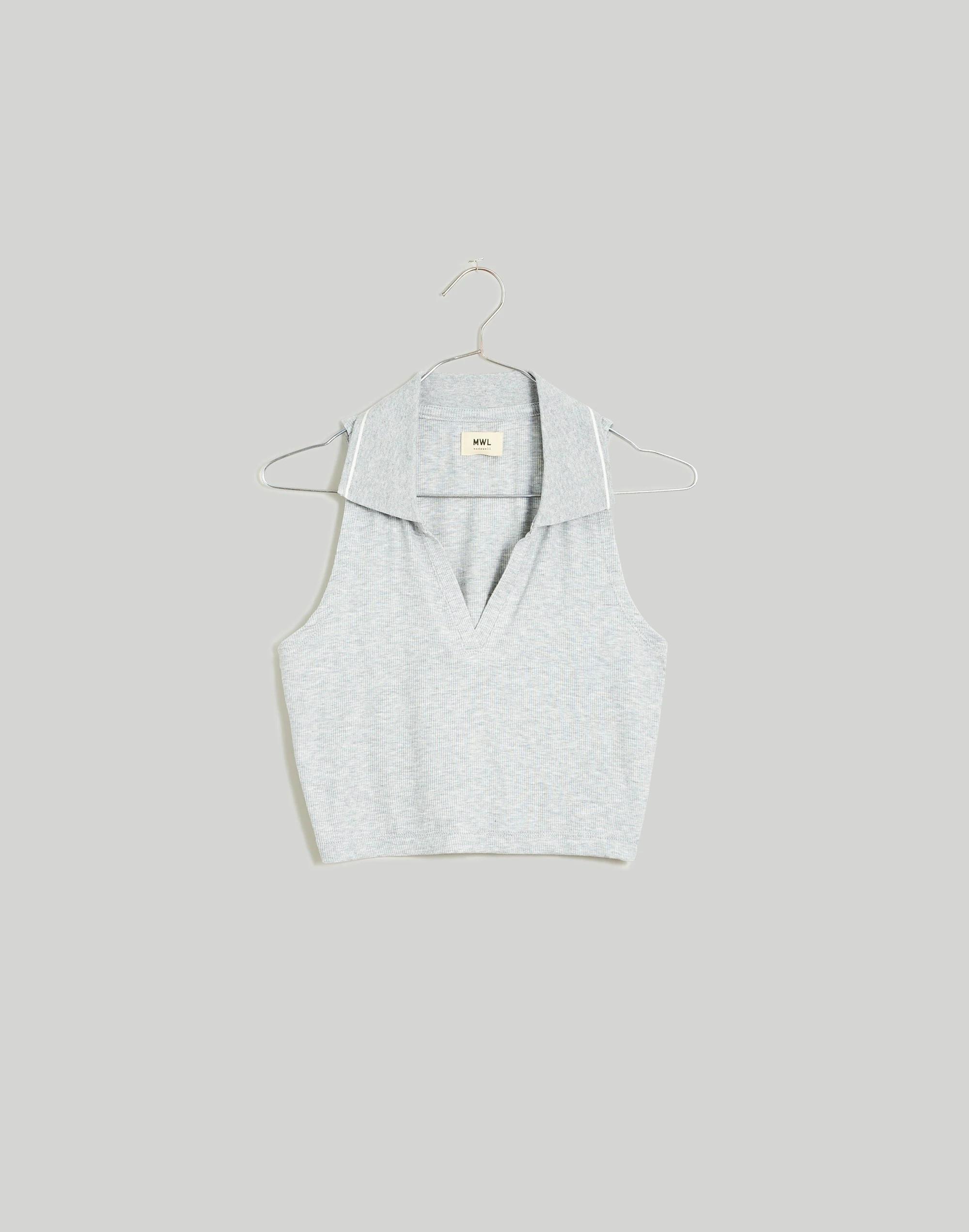 Polo Crop Tank Top Product Image