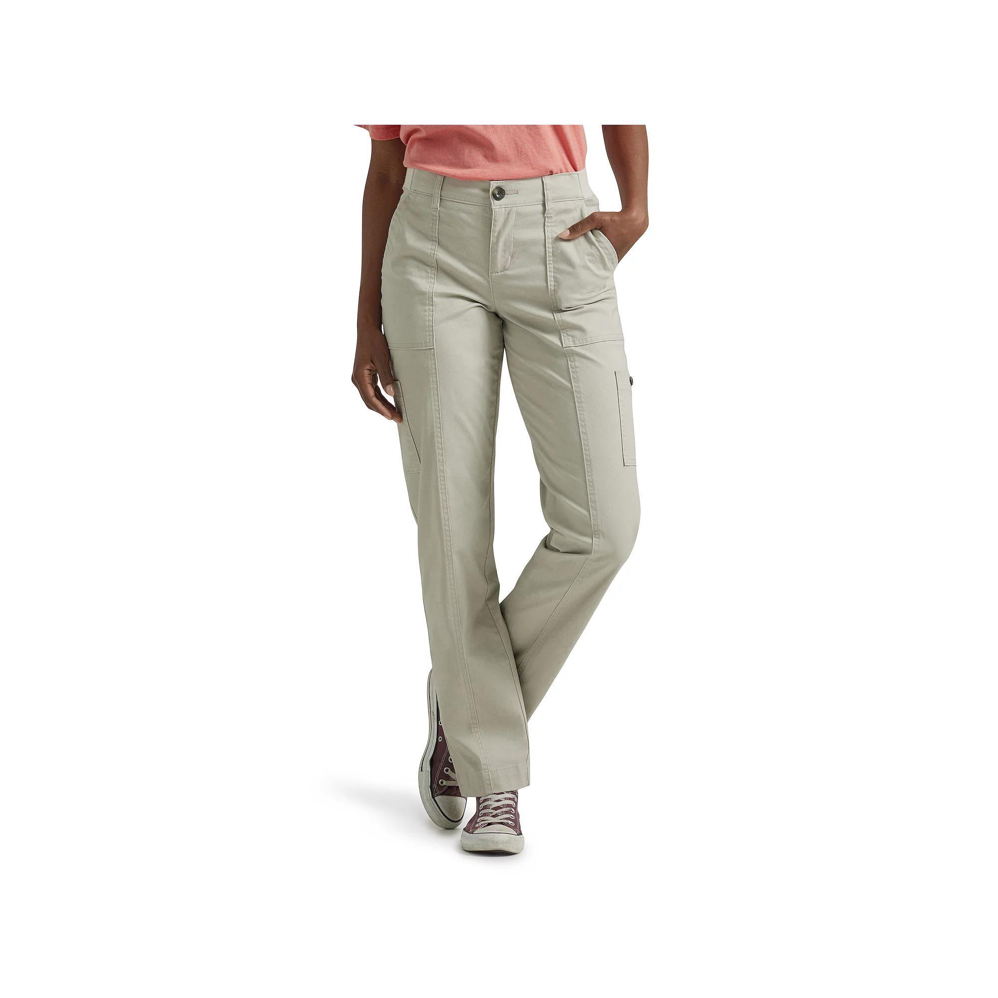 Womens Lee Ultra Lux Comfort with Flex-To-Go Straight-Leg Utility Pants Product Image
