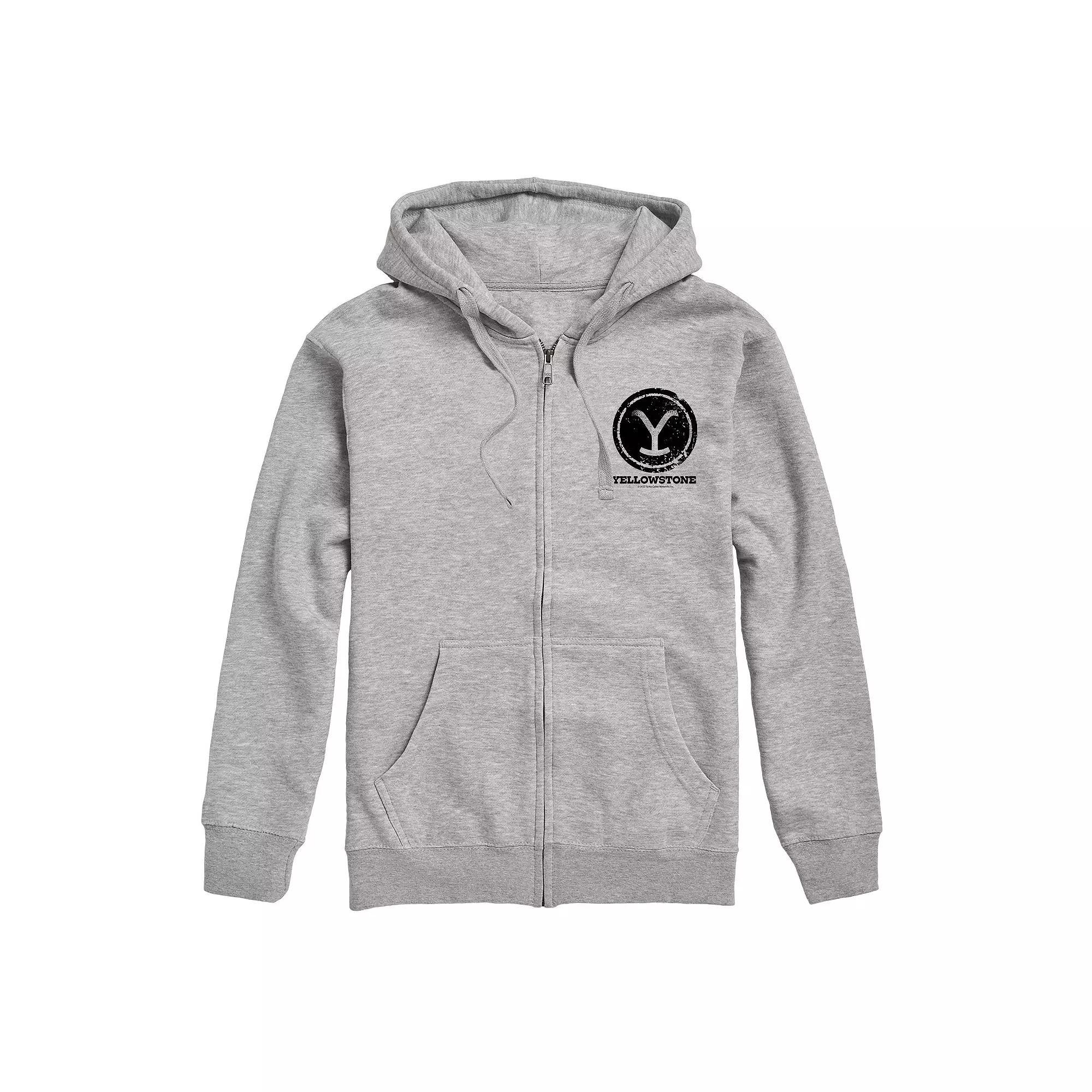 Mens Yellowstone Y Brand Zip Hoodie Product Image