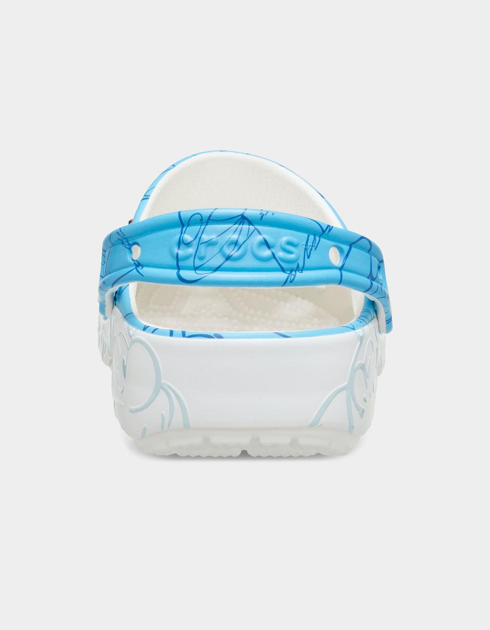 CROCS x Smurfs Classic Clogs - BLUE/WHT Product Image