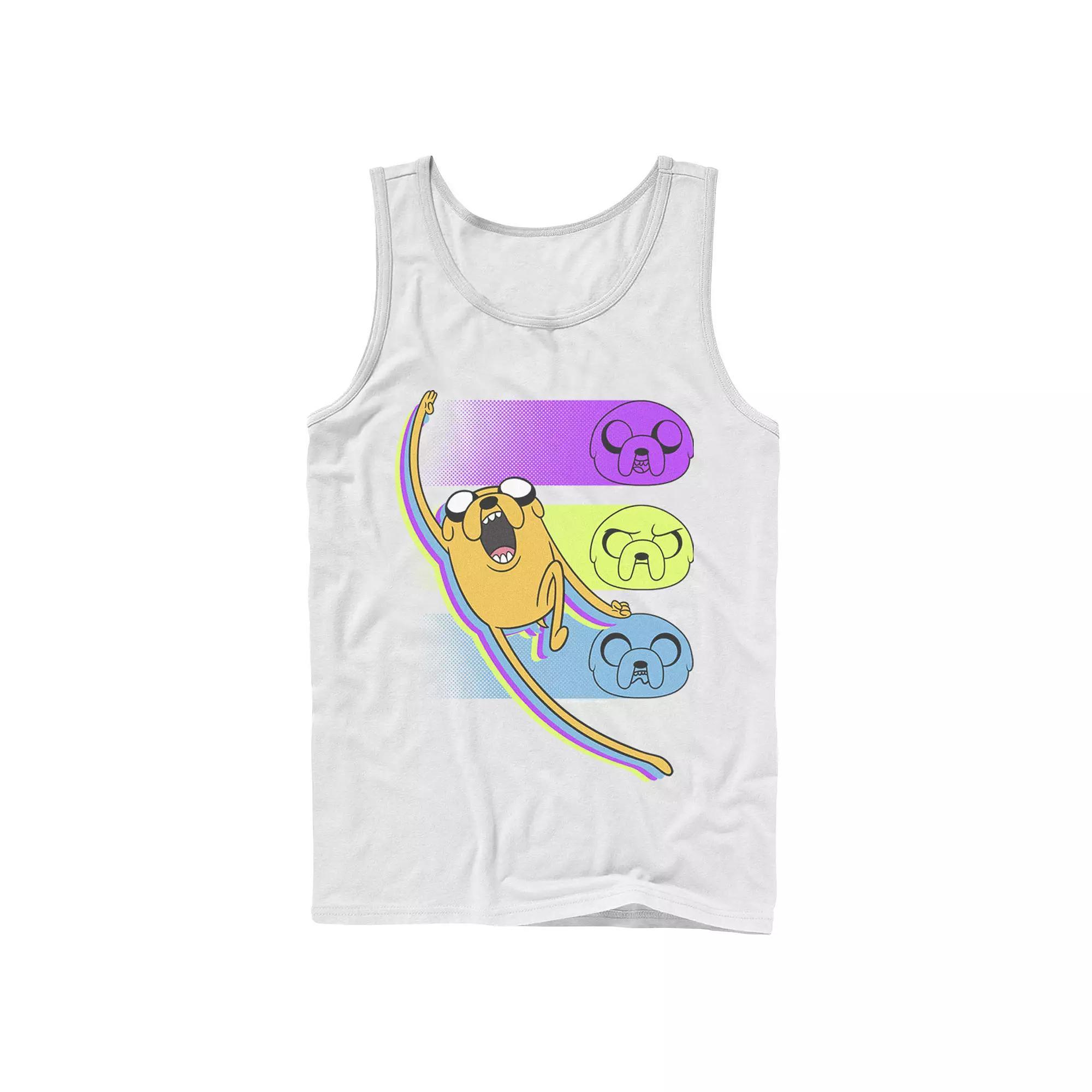 Men's Cartoon Network Adventure Time Jake Emotions Tank Top, Size: XL, Red Product Image