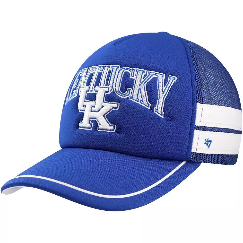 Mens 47 Royal Kentucky Wildcats Sideband Trucker Adjustable Hat Product Image
