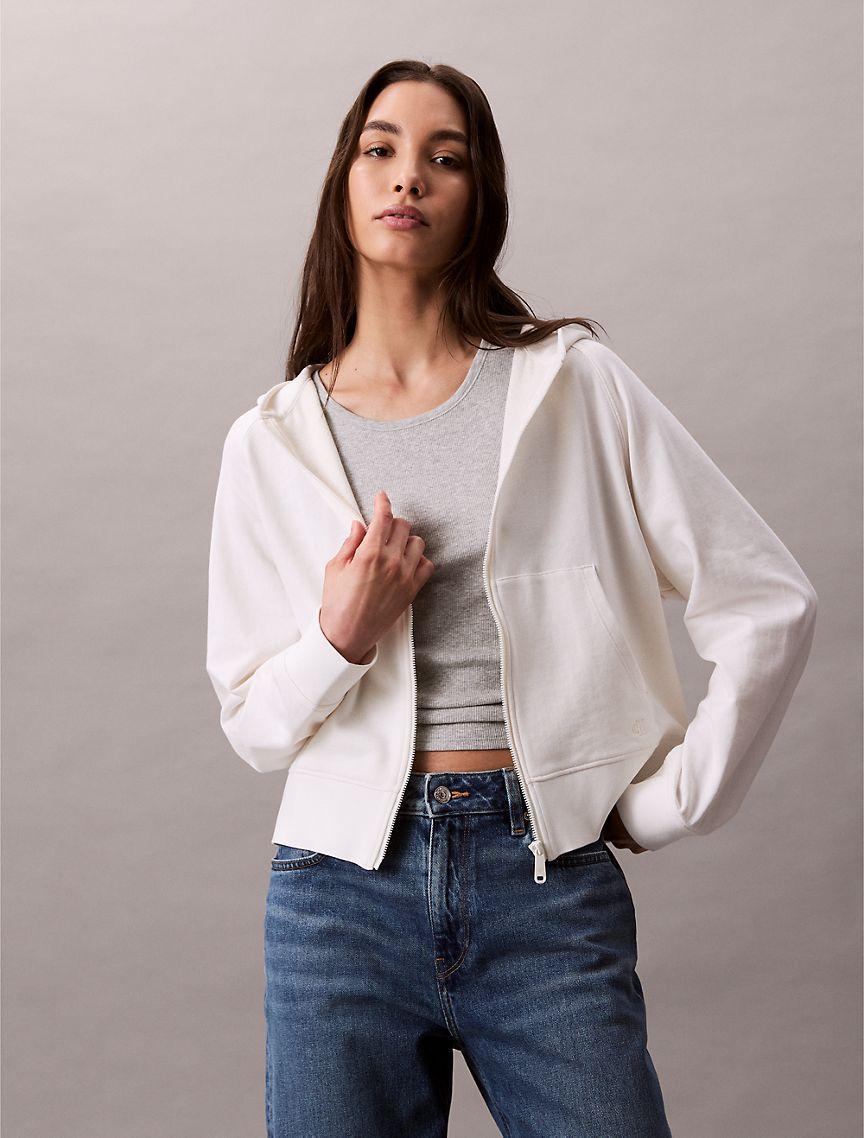 French Terry Zip Hoodie Product Image
