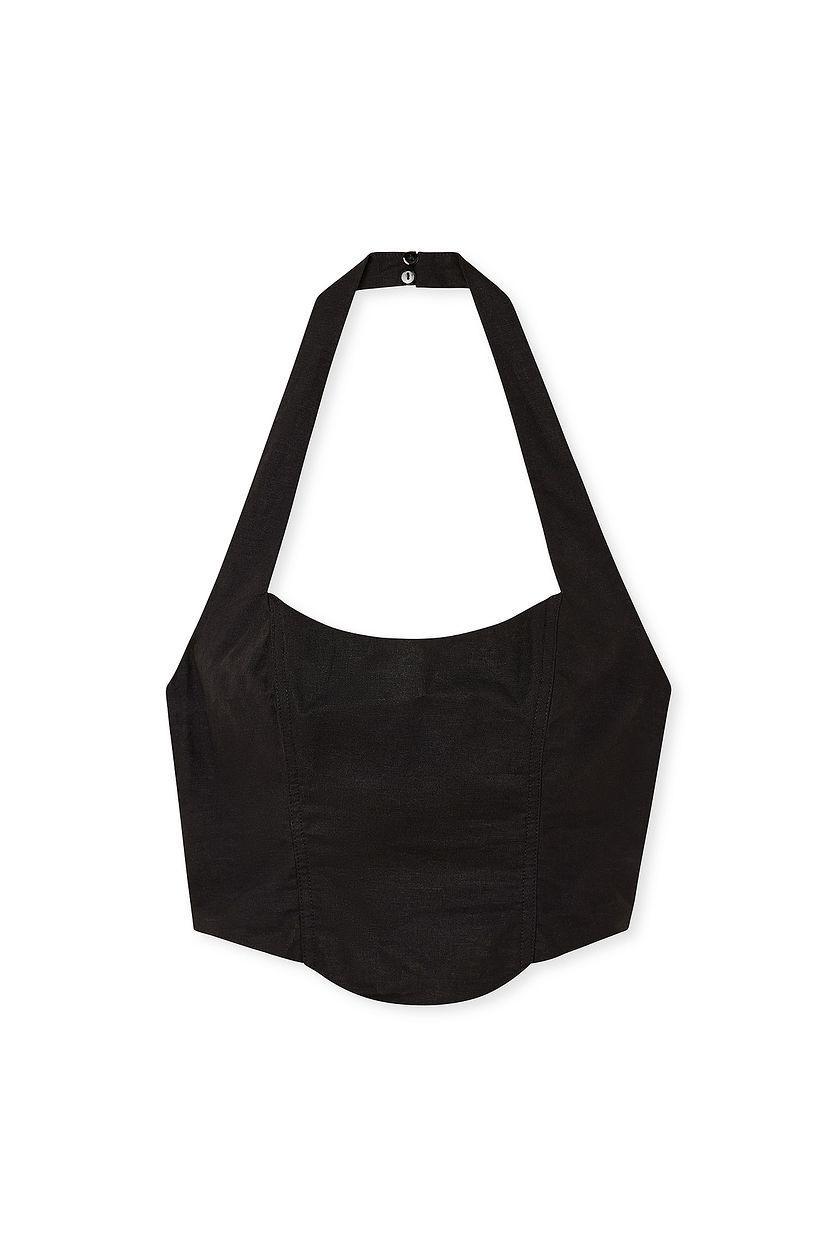 Halterneck Linen Top Product Image