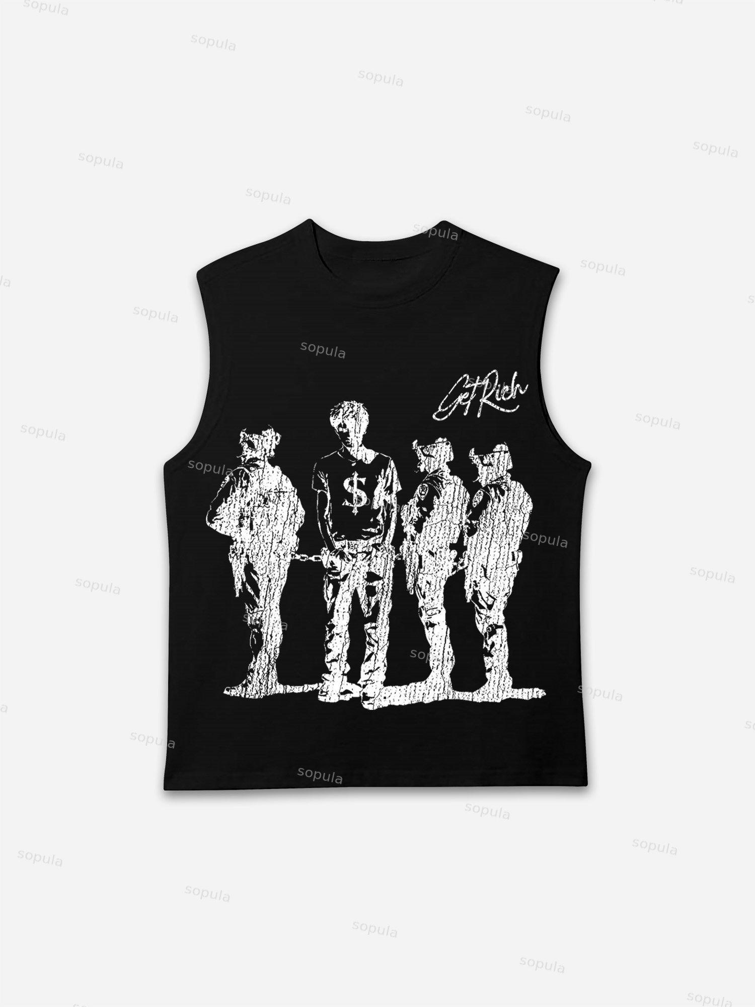 Get Rich Street Graphic Print Tank Top Product Image