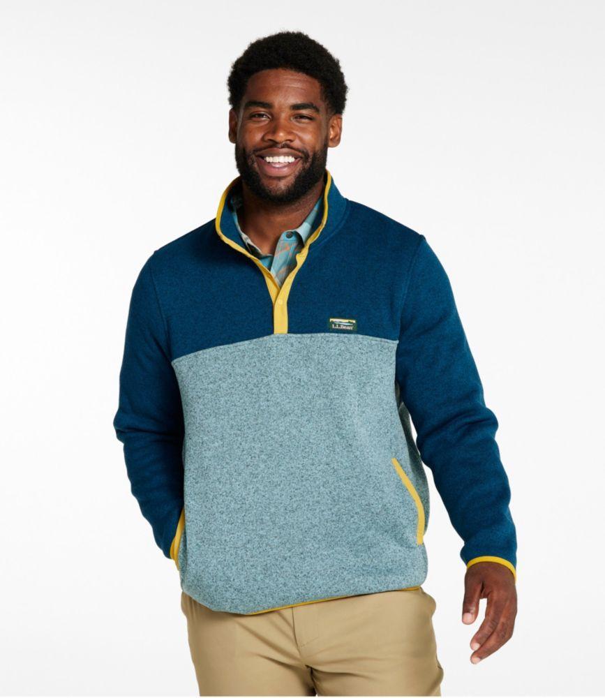 
                            Men's L.L.Bean Sweater Fleece Pullover, Colorblock
                         Product Image