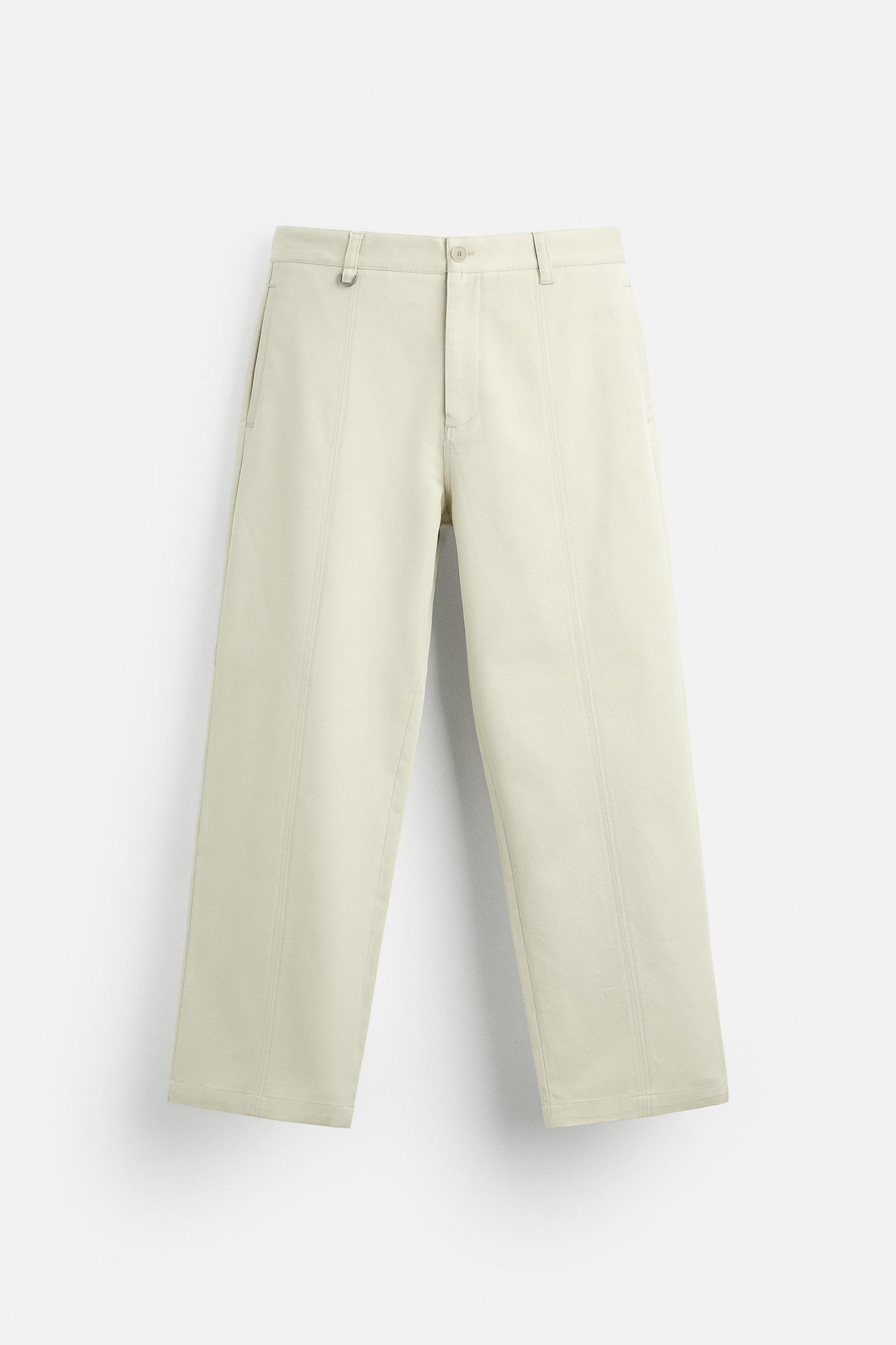 SEAM DETAIL STRUCTURED PANTS Product Image