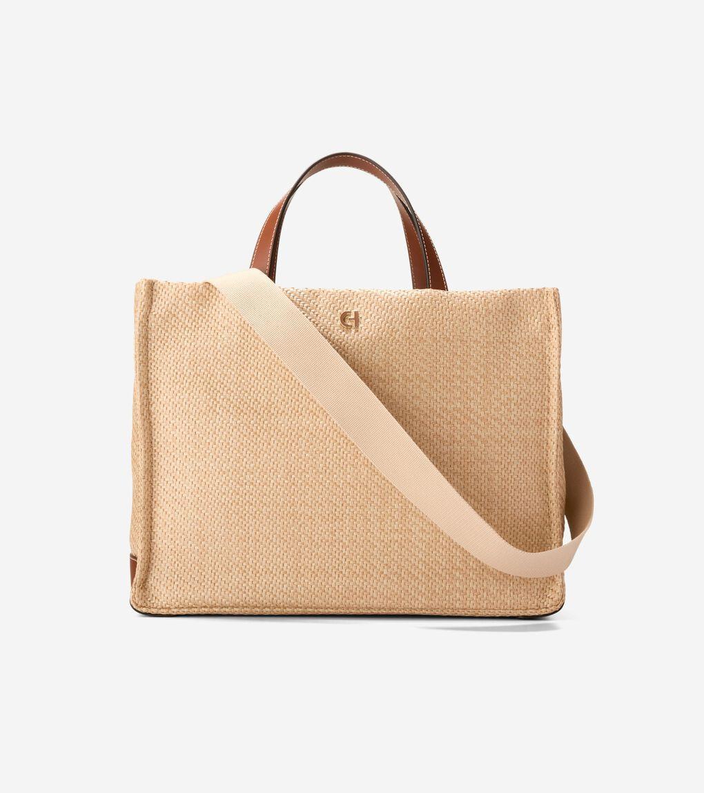 Women's Montecito Medium Straw Tote Bag Product Image