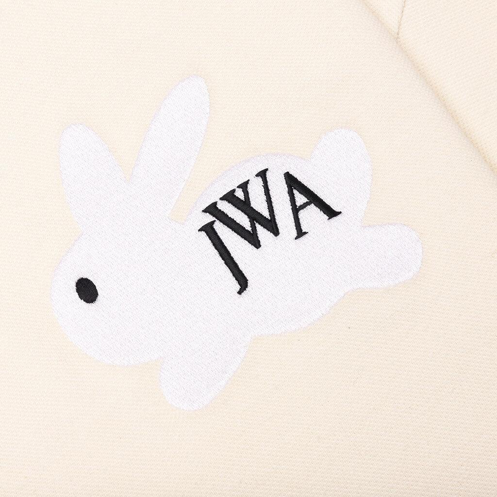 Bunny Embroidery Polo Shirt - Beige Male Product Image