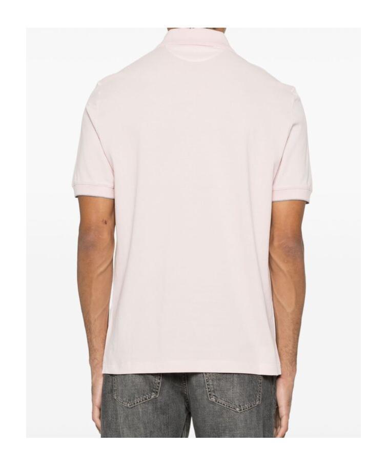 BRUNELLO CUCINELLI Cotton Polo Shirt In Pink Product Image