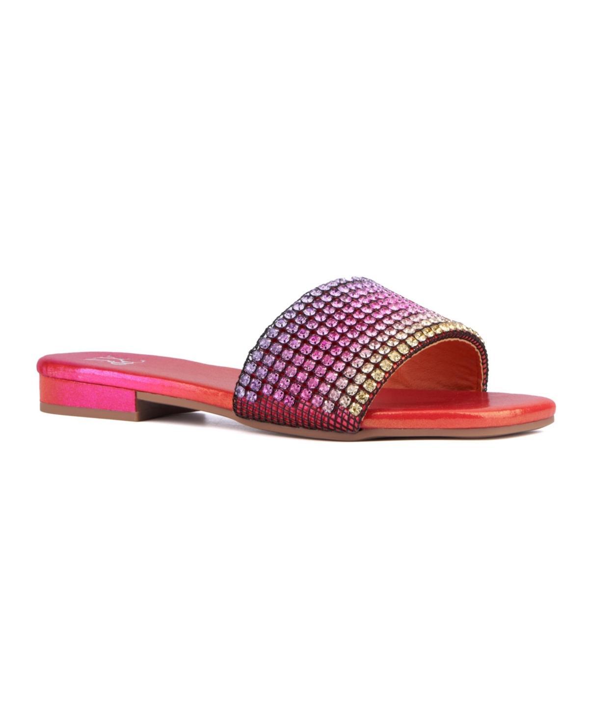 New York & Company® Gracie Women's Sandals, Size: 6.5, Pink Ombre Product Image