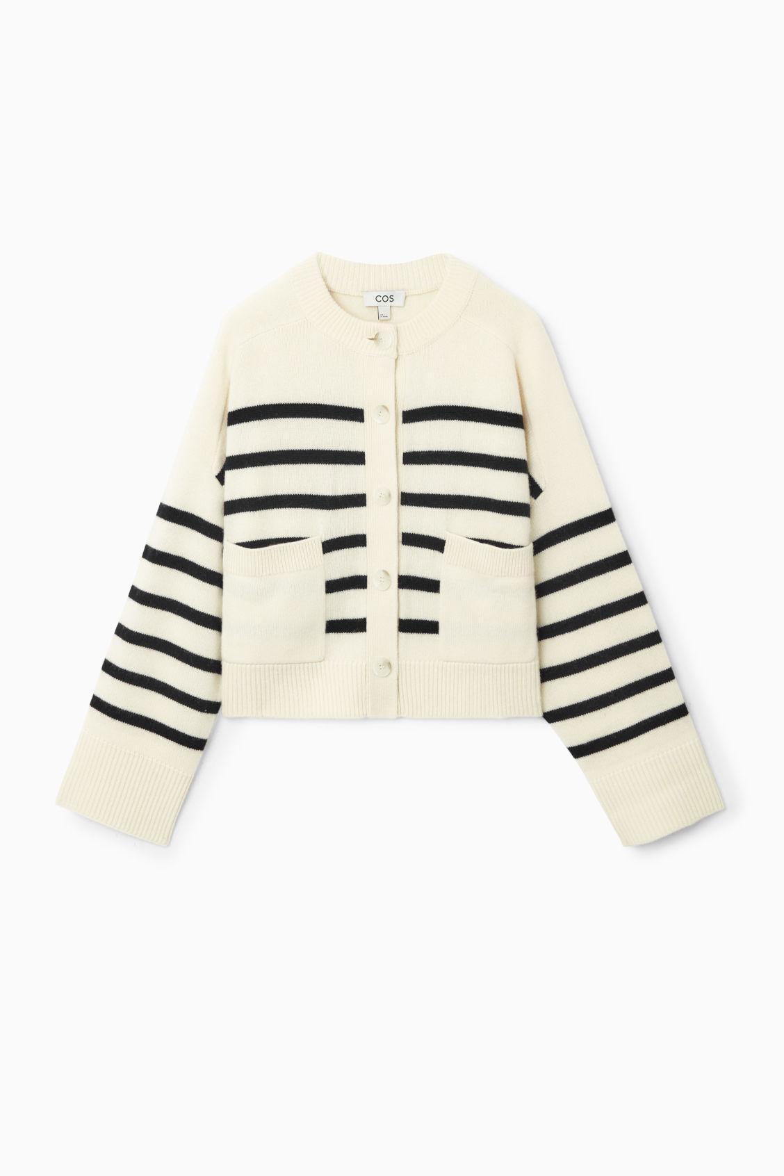 WOOL CREW-NECK CARDIGAN Product Image
