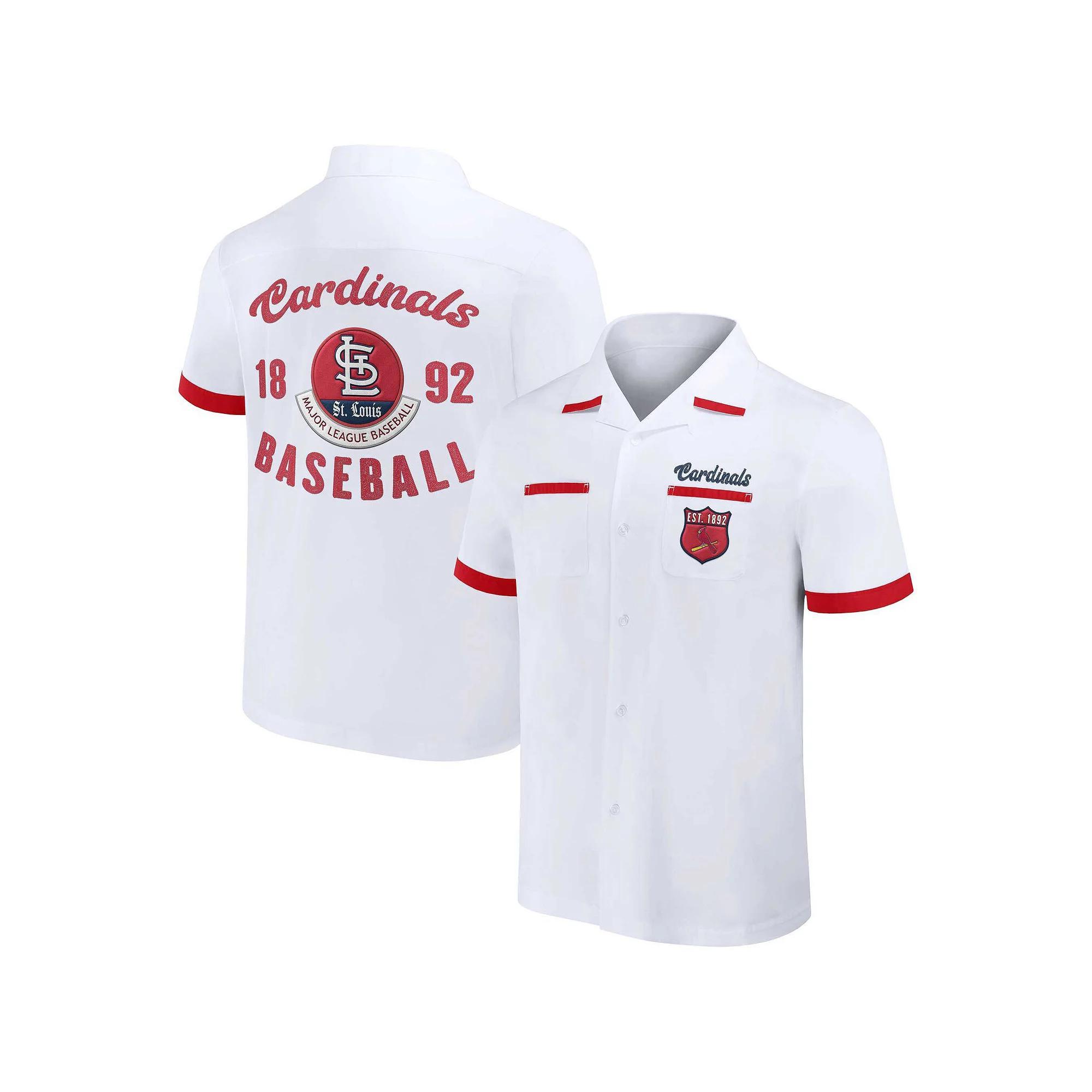 Mens Darius Rucker Collection by Fanatics St. Louis Cardinals Bowling Button-Up Shirt Product Image