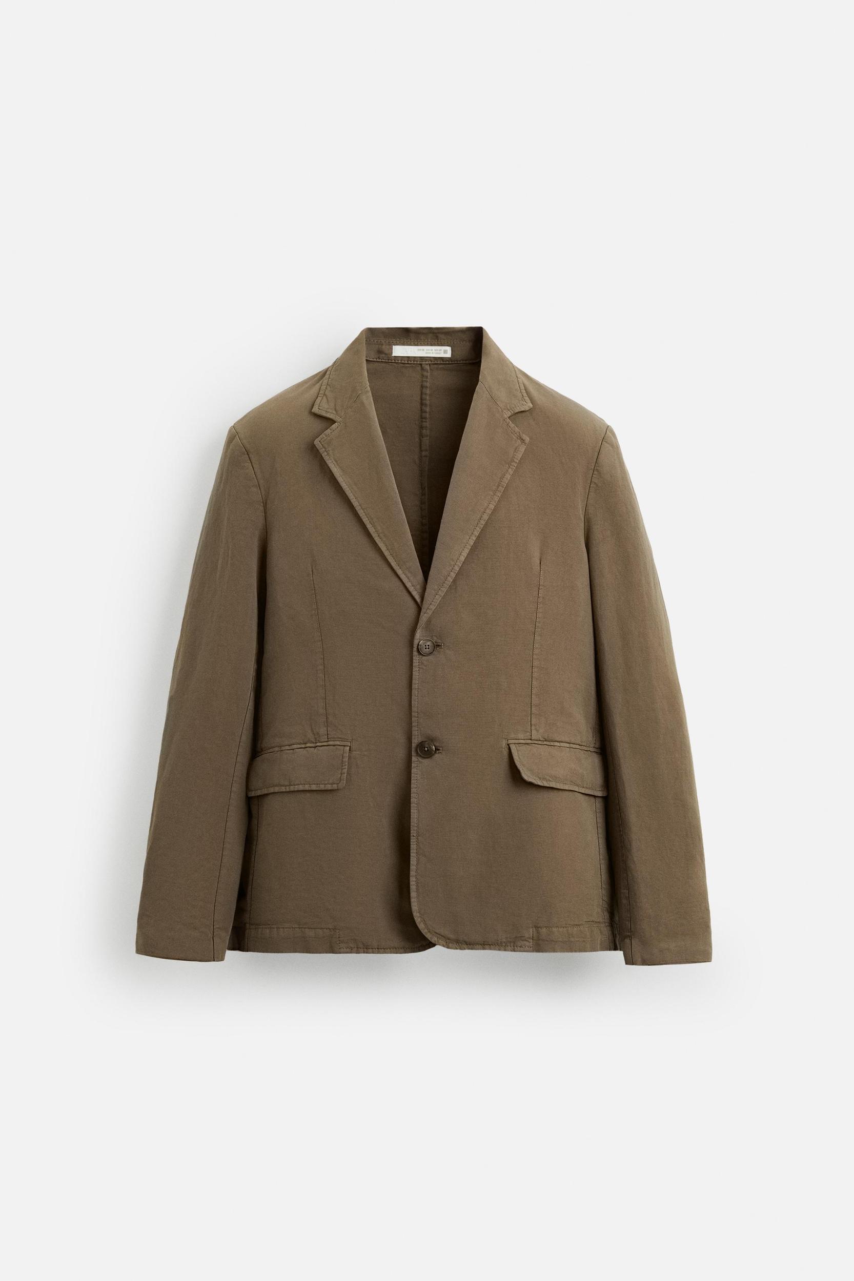 WASHED SUIT BLAZER Product Image
