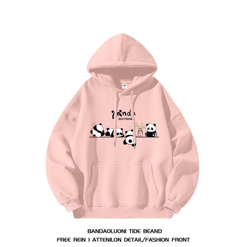 Couple Matching Cartoon Print Hoodie Product Image