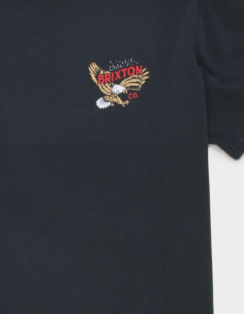 BRIXTON Keller Mens Tee - WASHED BLACK Product Image