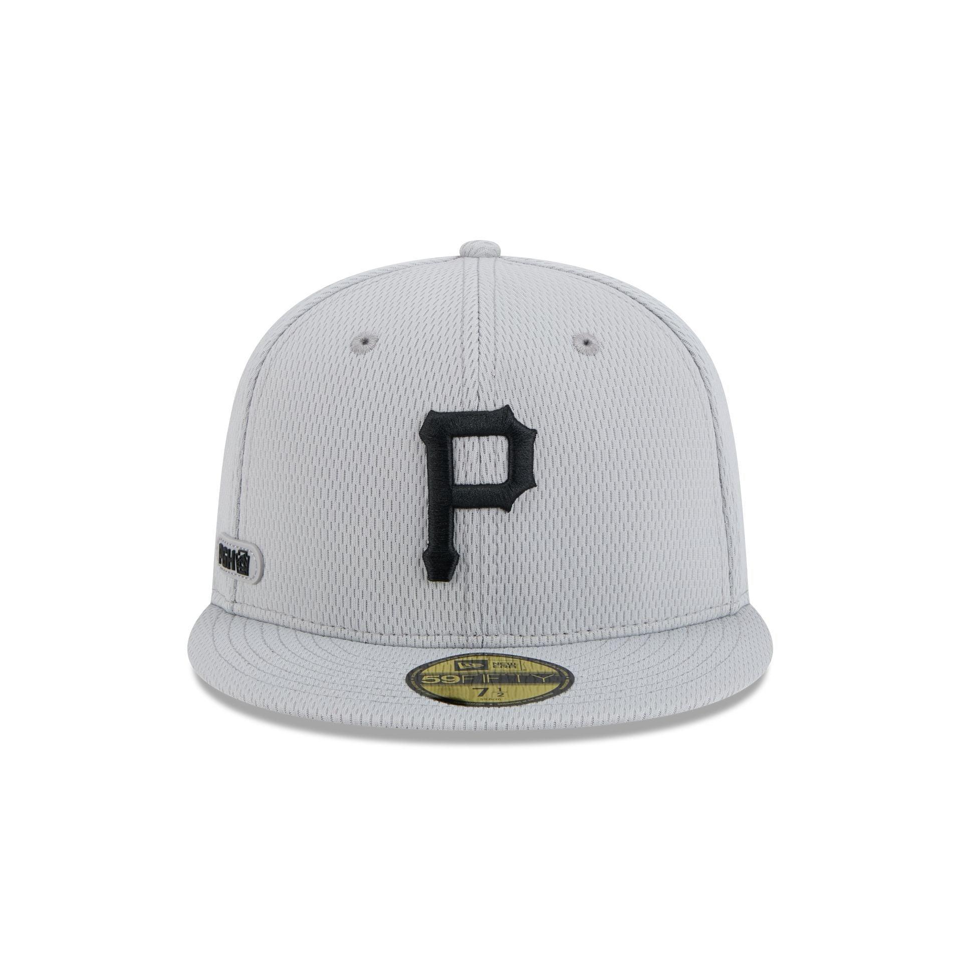 Pittsburgh Pirates 2025 Clubhouse Gray 59FIFTY Fitted Hat Male Product Image