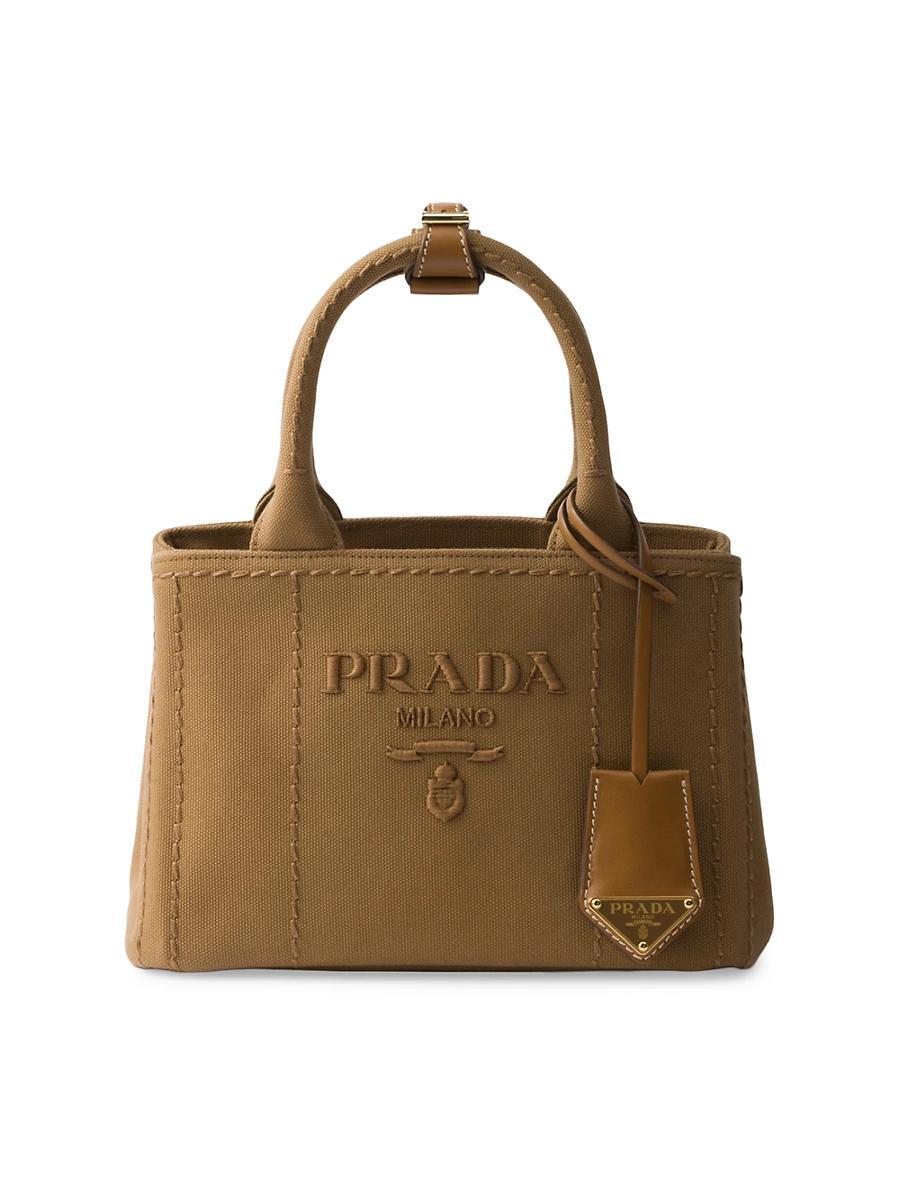 Womens Cotton Canvas Mini Handbag Product Image