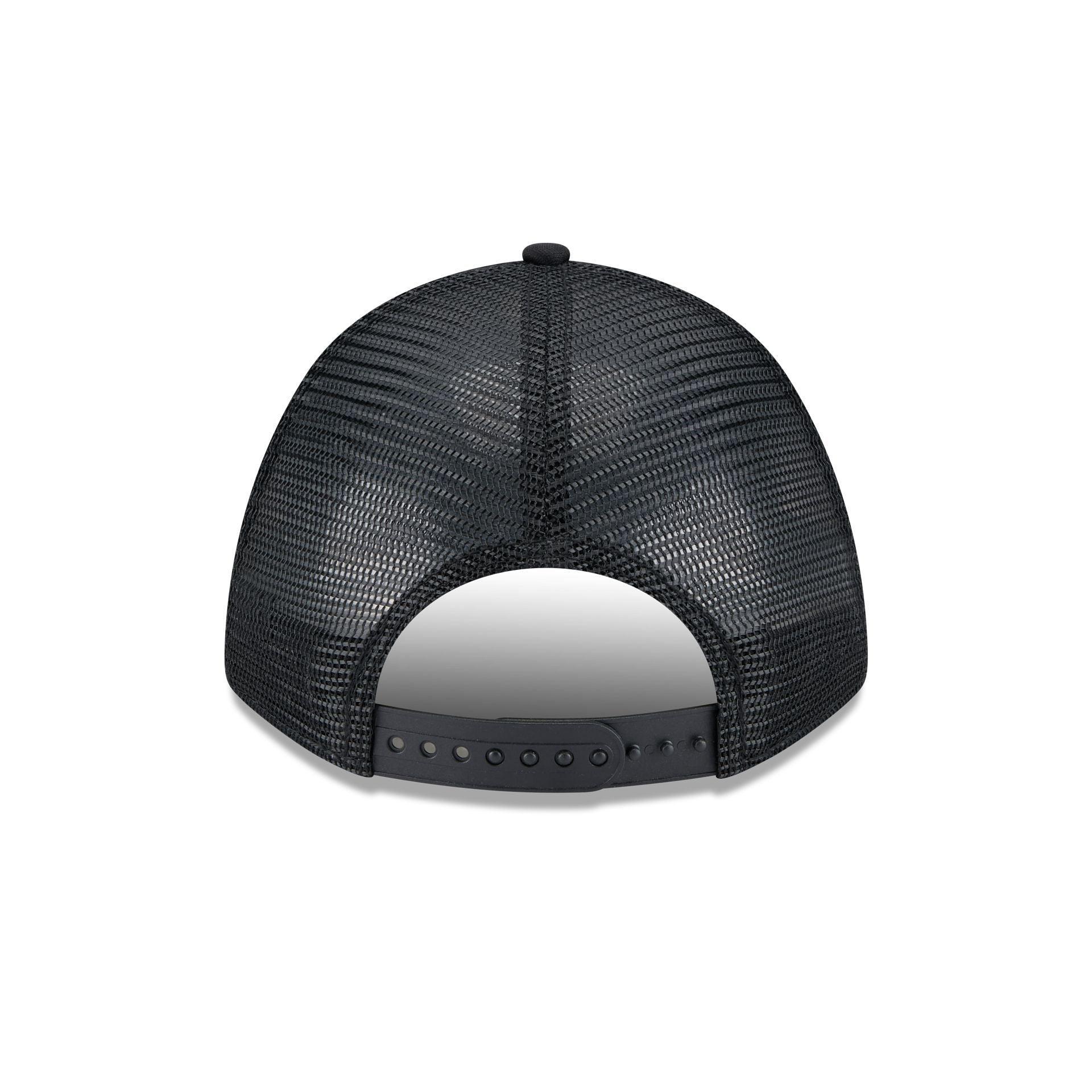 Miami Marlins Gradient Raceway 9FORTY M-Crown A-Frame Trucker Hat Male Product Image