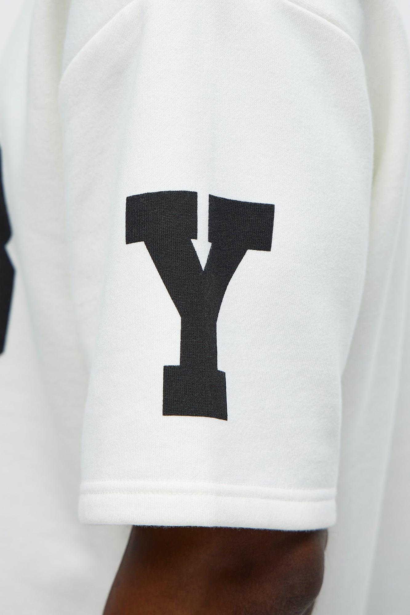 Athletic Oversized Tee - White Product Image