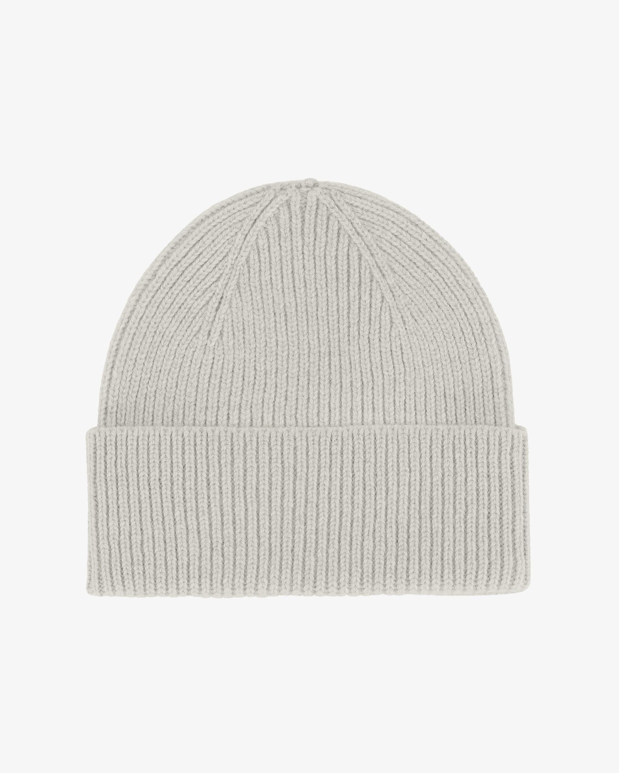 Merino Wool Beanie - Stone Blue Product Image