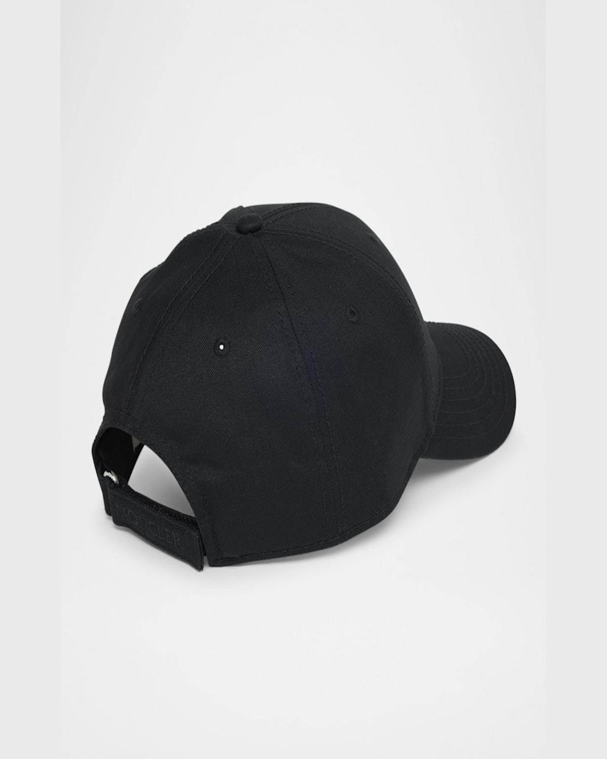 MONCLER Grenoble Logo Embroidered Baseball Cap In Black Product Image