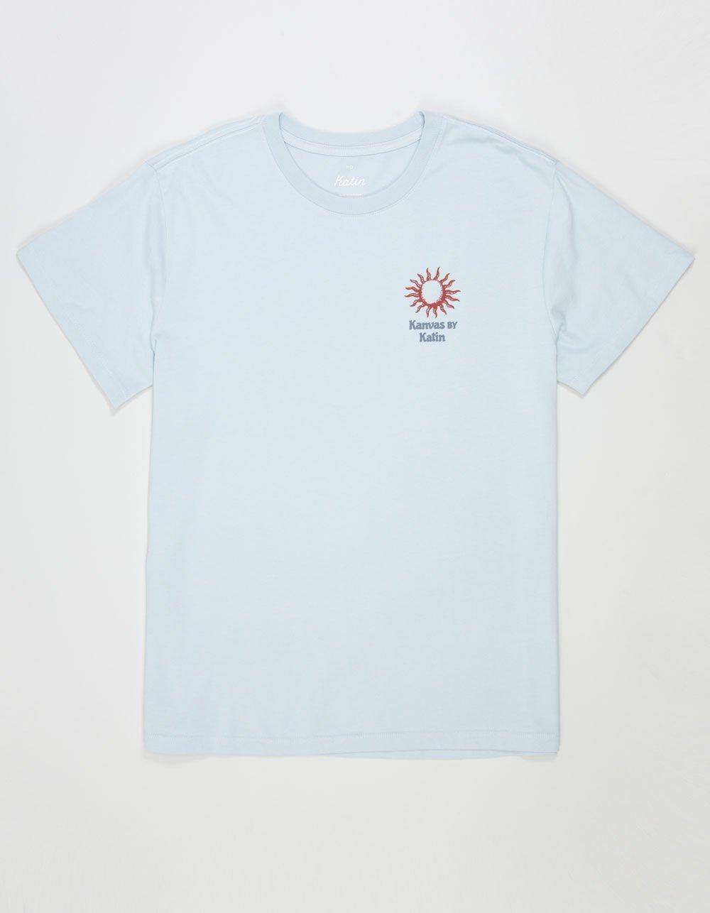 KATIN Warped Mens Tee - LIGHT BLUE Product Image