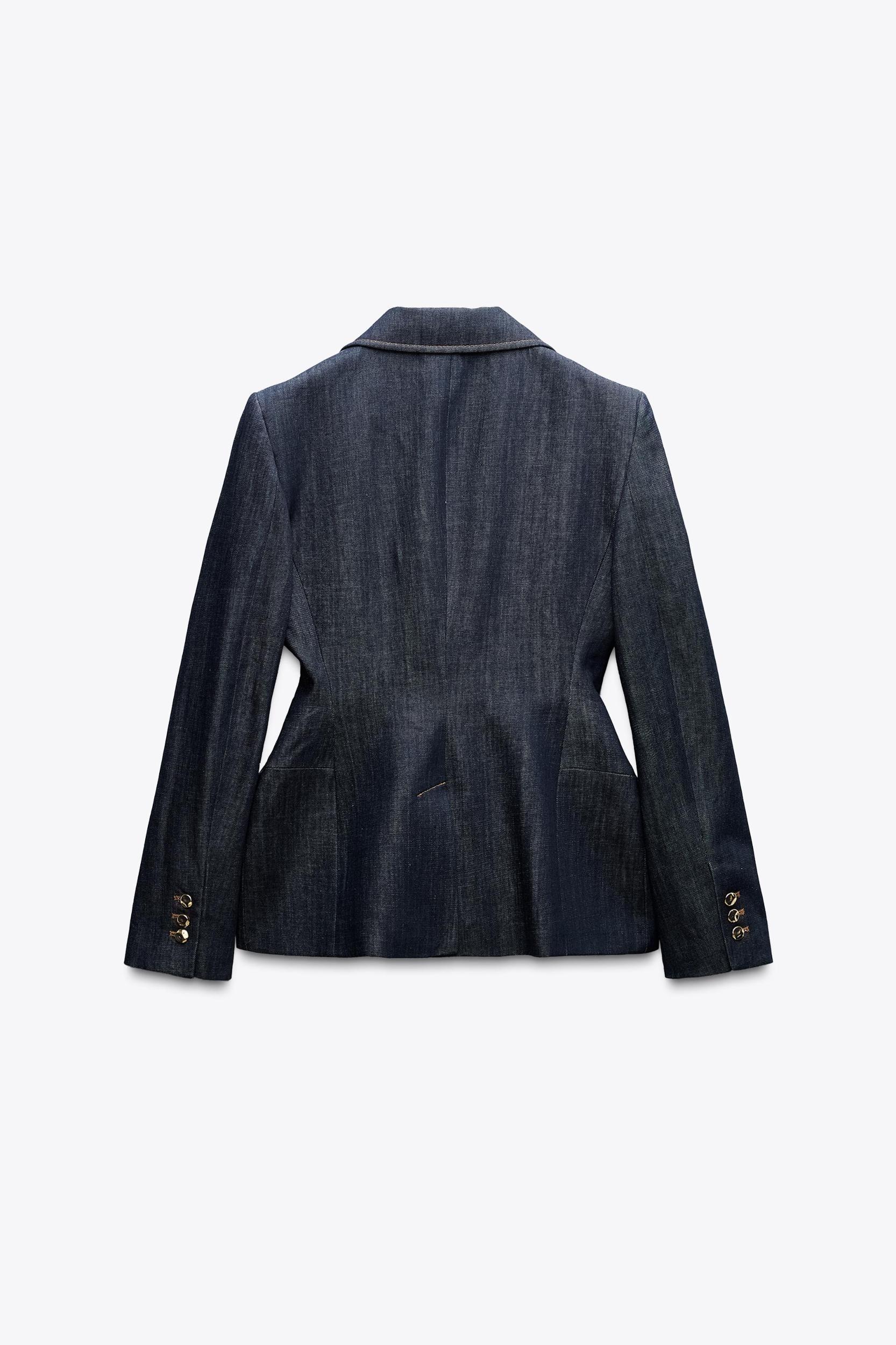 DENIM BLAZER ZW COLLECTION Product Image
