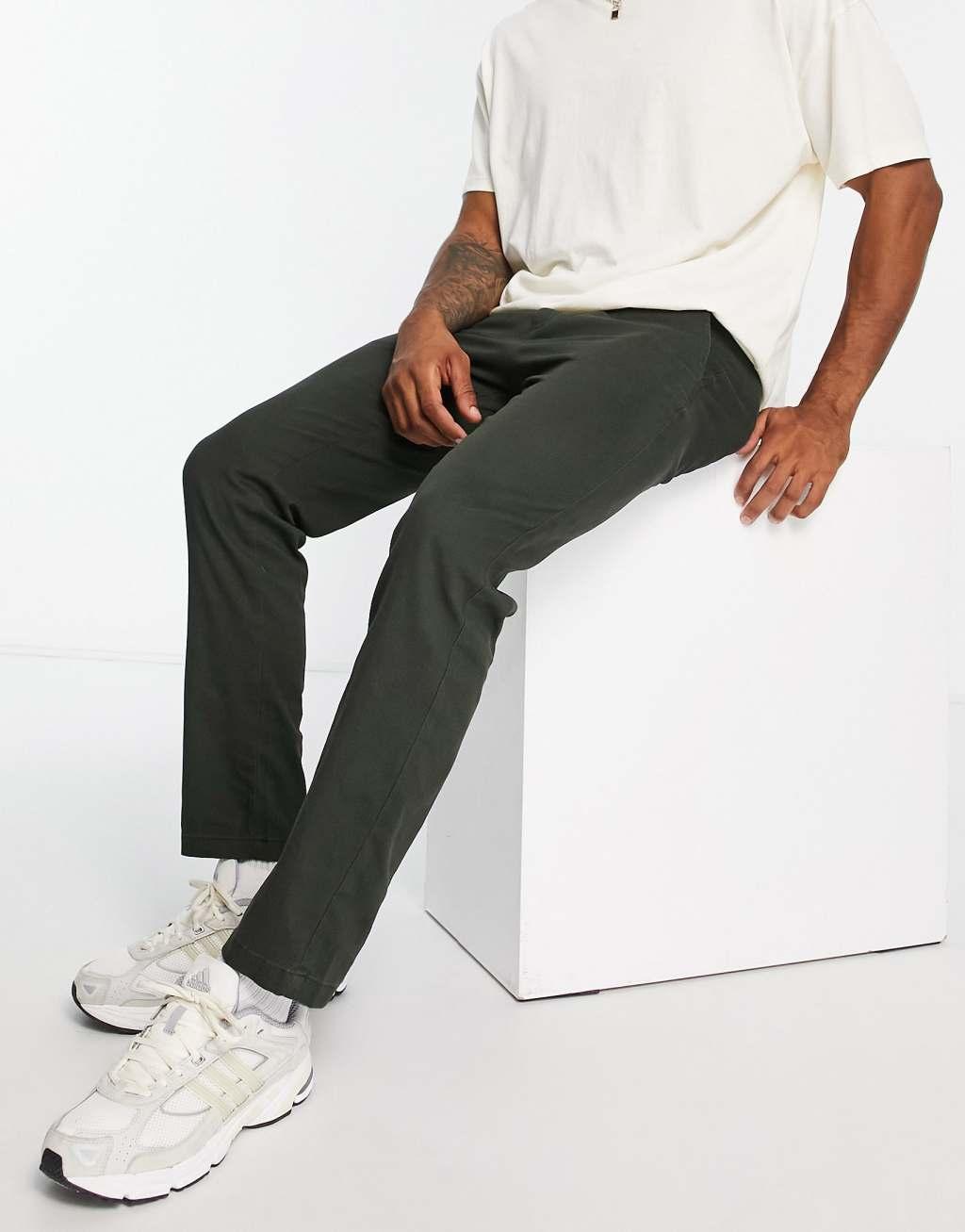 Jack & Jones Intelligence ollie regular fit chinos in khaki Product Image