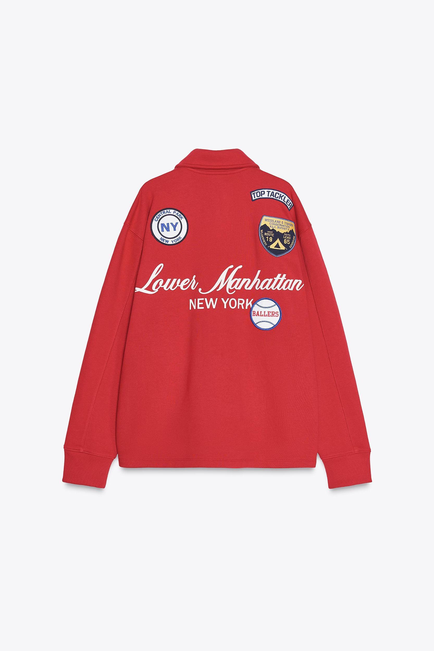 PATCH POLO SWEATSHIRT Product Image