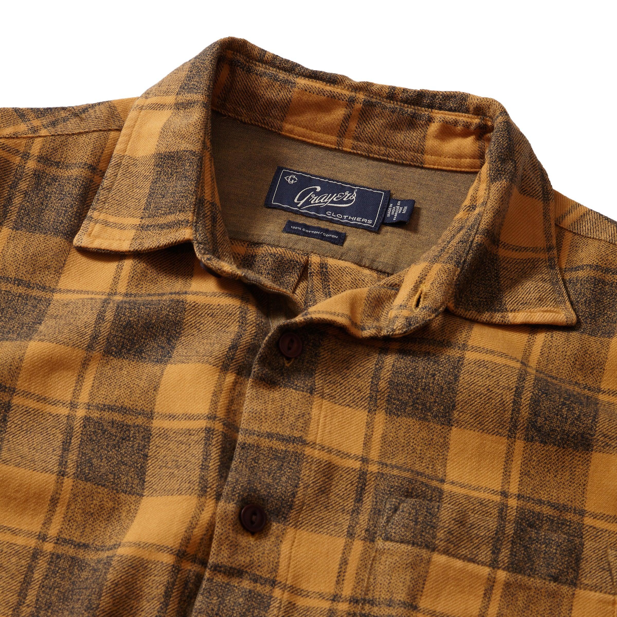 Jaspe Midweight Twill - Spruce Yellow Plaid (Final Sale) Product Image