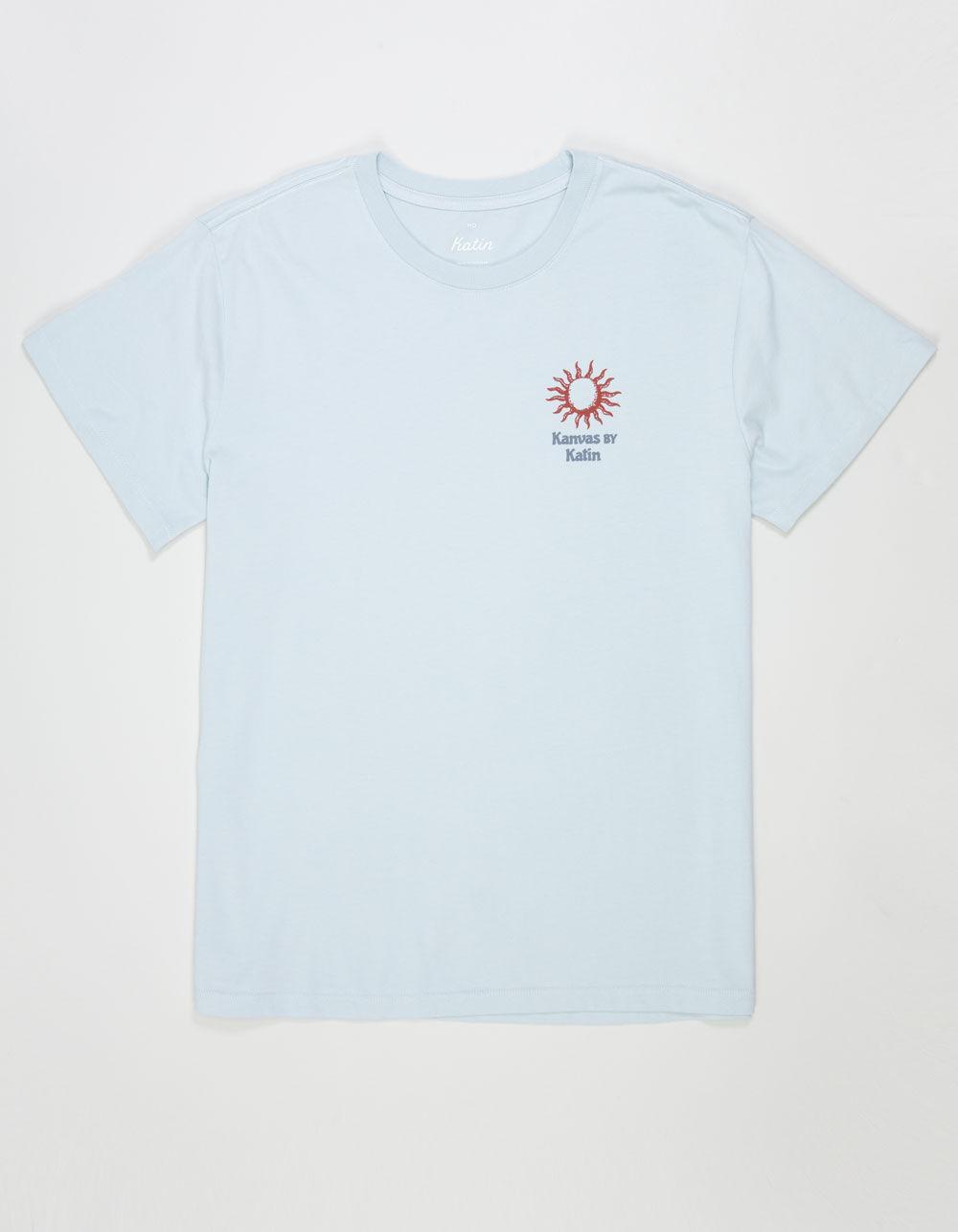 KATIN Warped Mens Tee - LIGHT BLUE Product Image