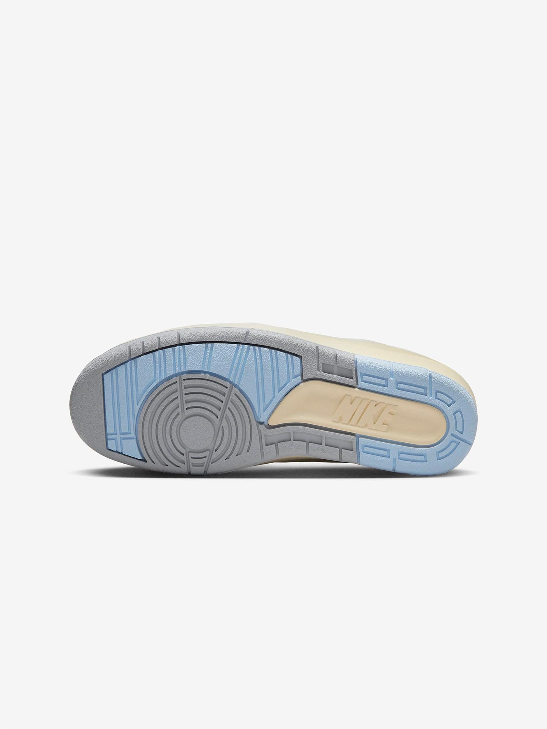 Women's Air Jordan 2 Retro Low (Summit White/Varsity Red-Ice Blue) Female Product Image