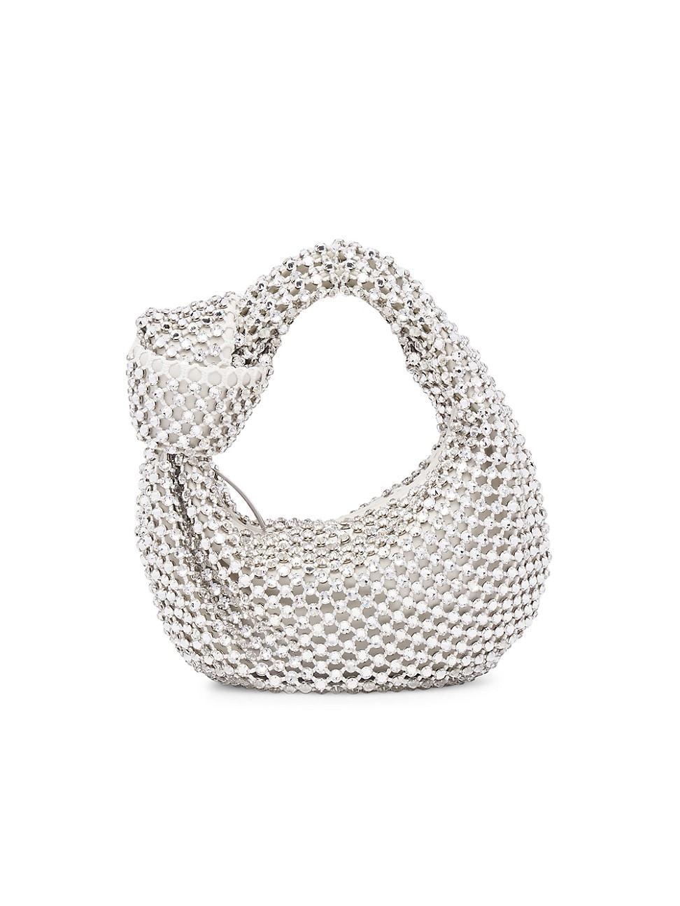 Bottega Veneta Mini Jodie Intrecciato Leather & Crystal Bag Product Image