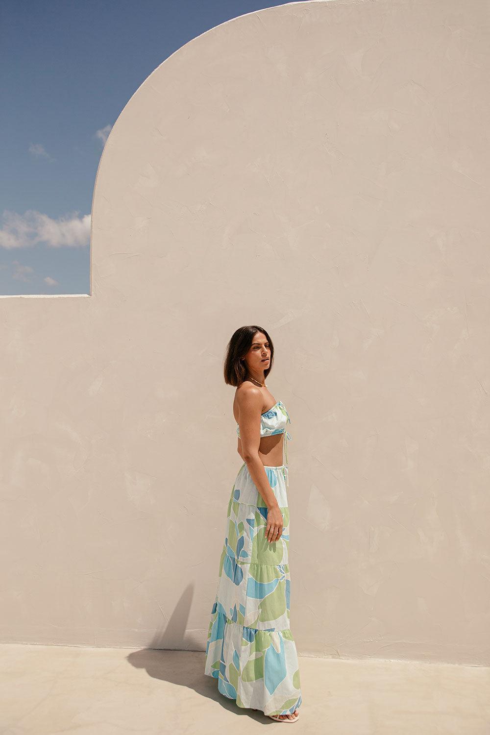 Aviva Top - Magnolia Blue Product Image