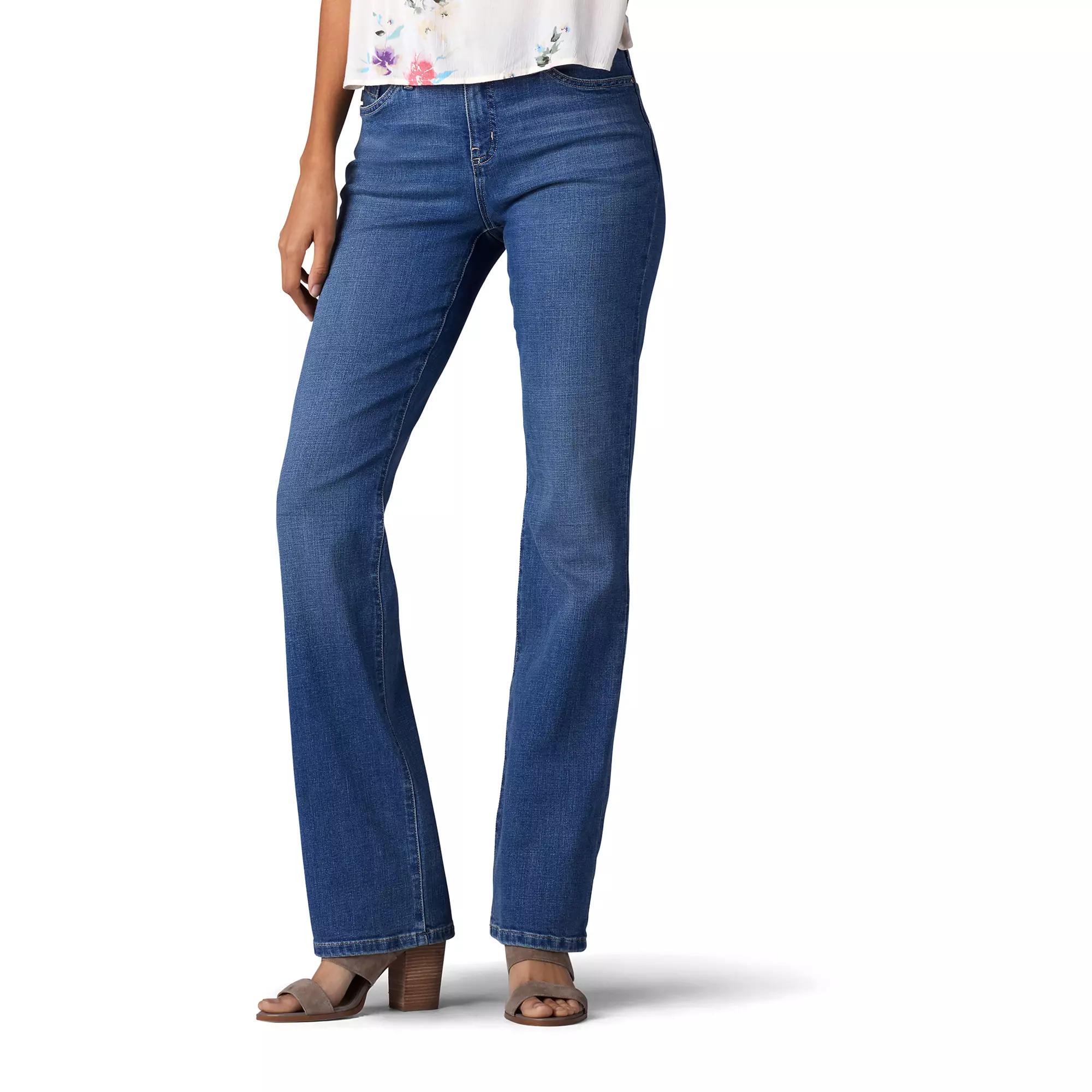 Women's Lee® Flex Motion Bootcut Jeans, Size: 6 Short, Majestic Product Image