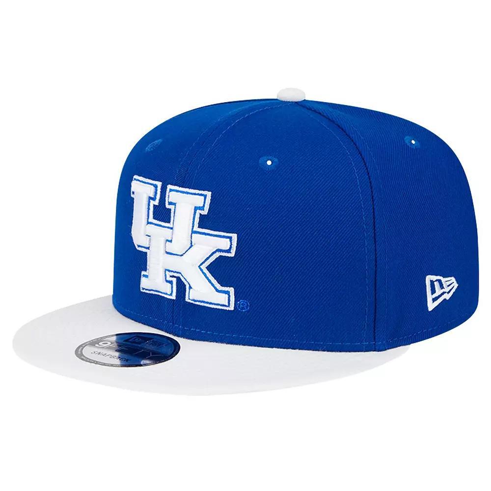 Men's New Era Royal/White Kentucky Wildcats Two-Tone 9FIFTY Snapback Hat, Blue Product Image