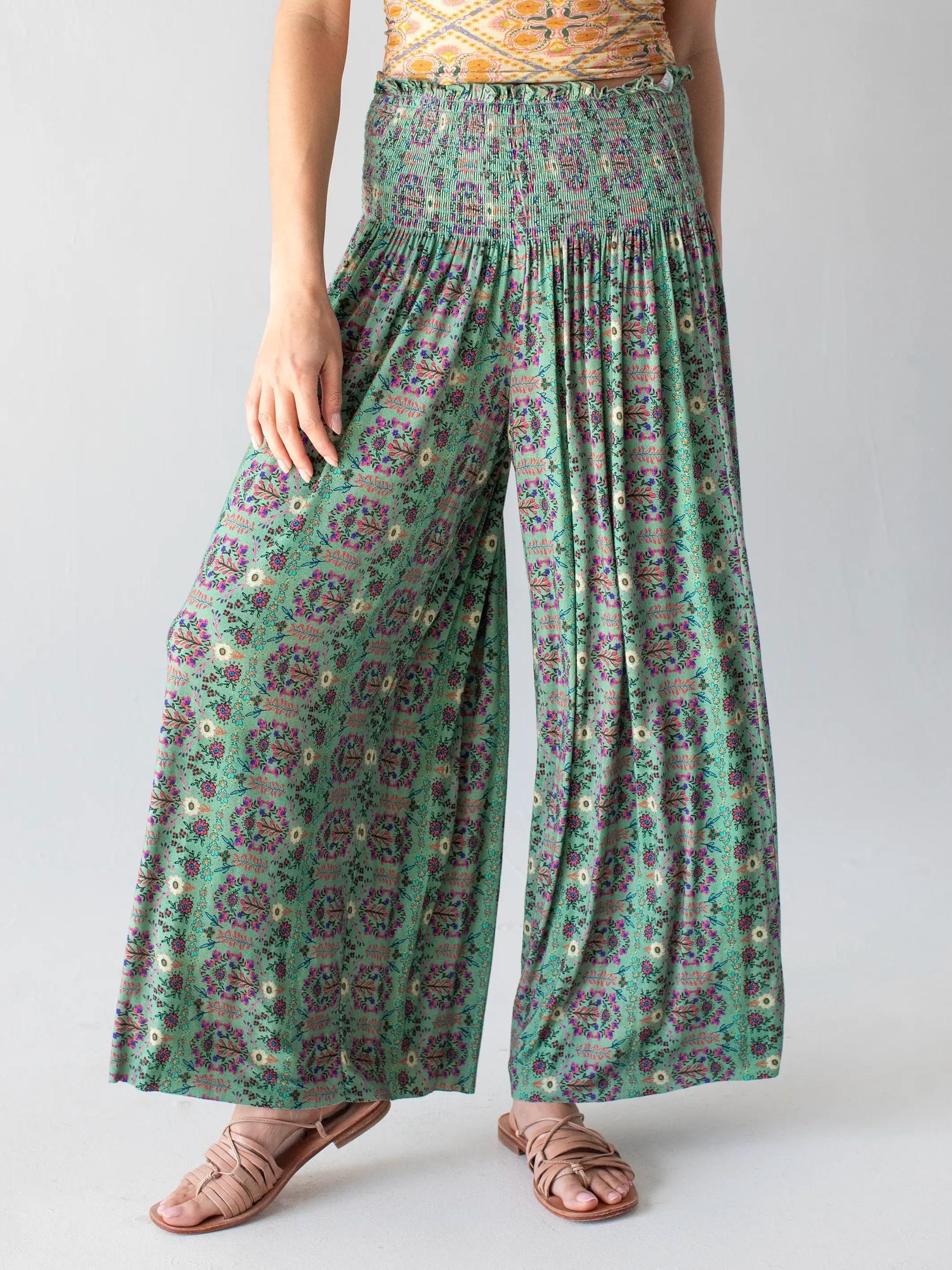 Sierra Sleeveless Mesh Top - Navy Mustard Floral Product Image
