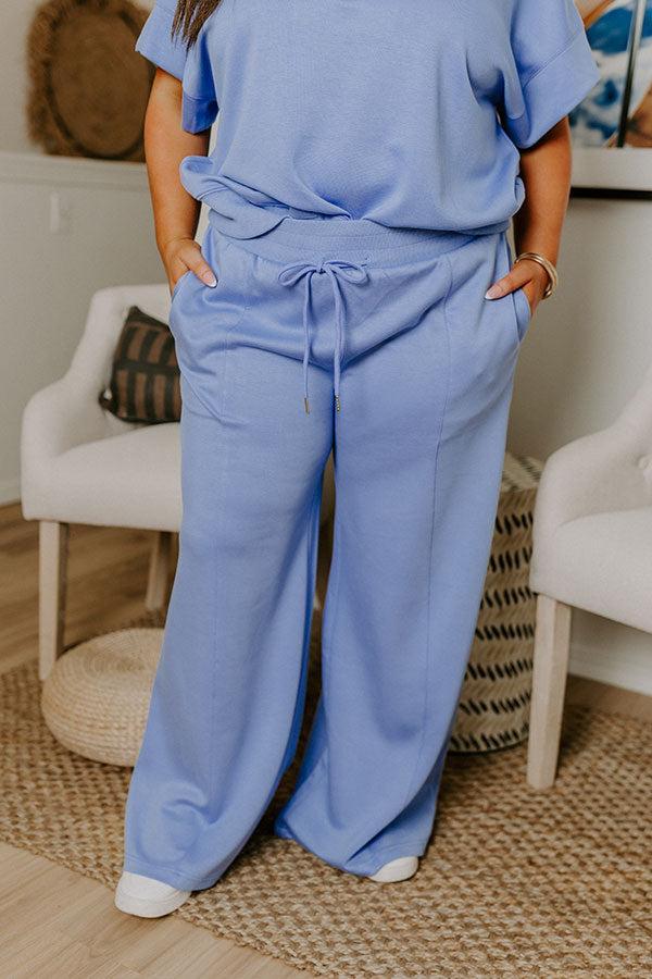 Easygoing High Waist Wide Leg Pants Curves Product Image