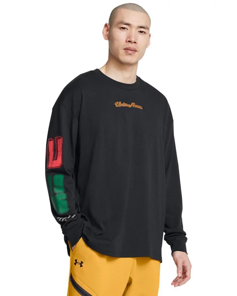 Men's UA Heavyweight Collegiate Script Long Sleeve Product Image